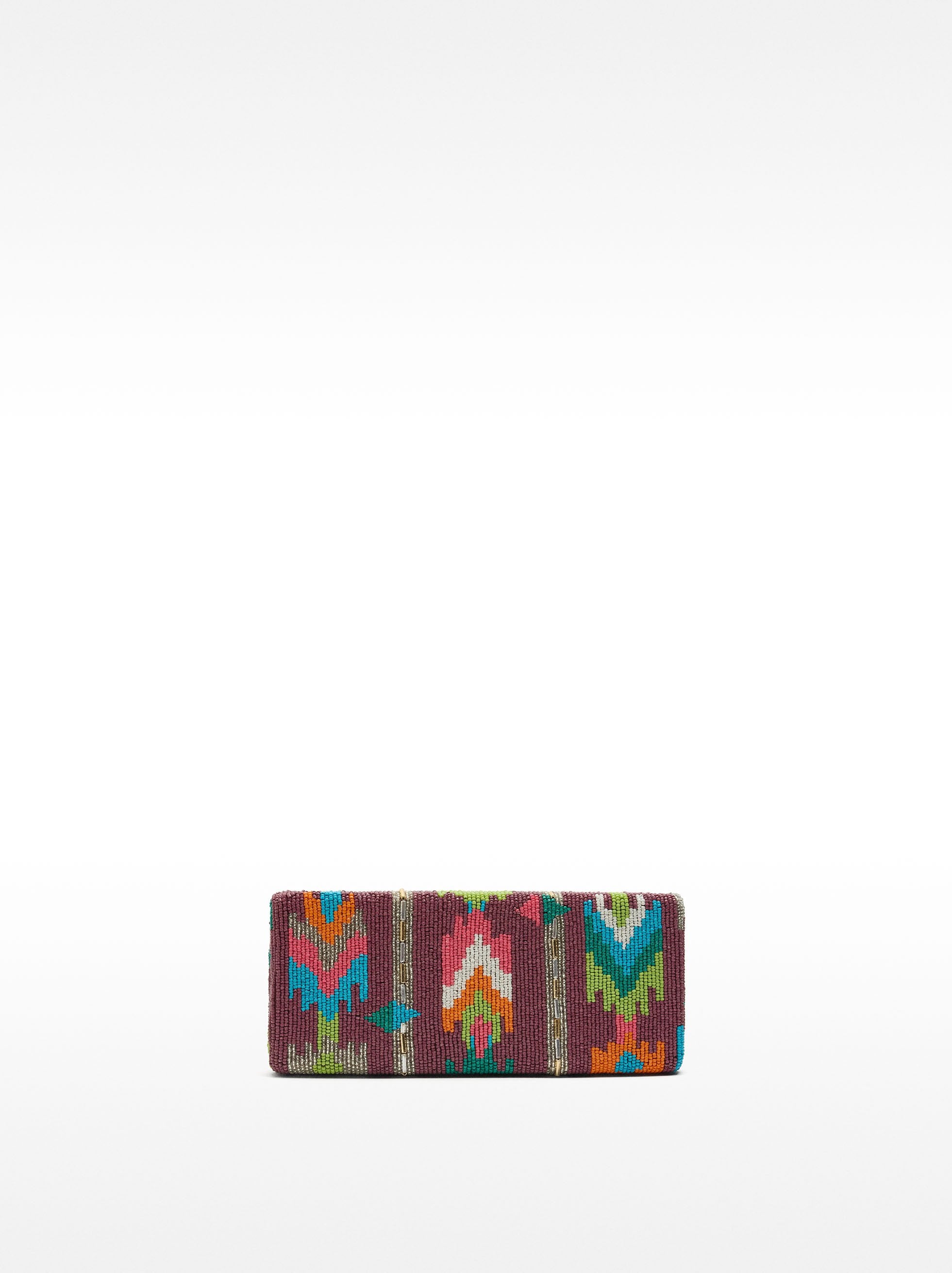 Clutch De Fiesta Con Cuentas Multicolor