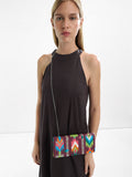 Clutch De Fiesta Con Cuentas Multicolor