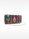 Clutch De Fiesta Con Cuentas Multicolor