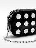 Bolso Bandolera Con Detalles Metálicos