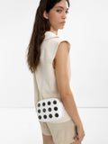 Bolso Bandolera Con Detalles Metálicos
