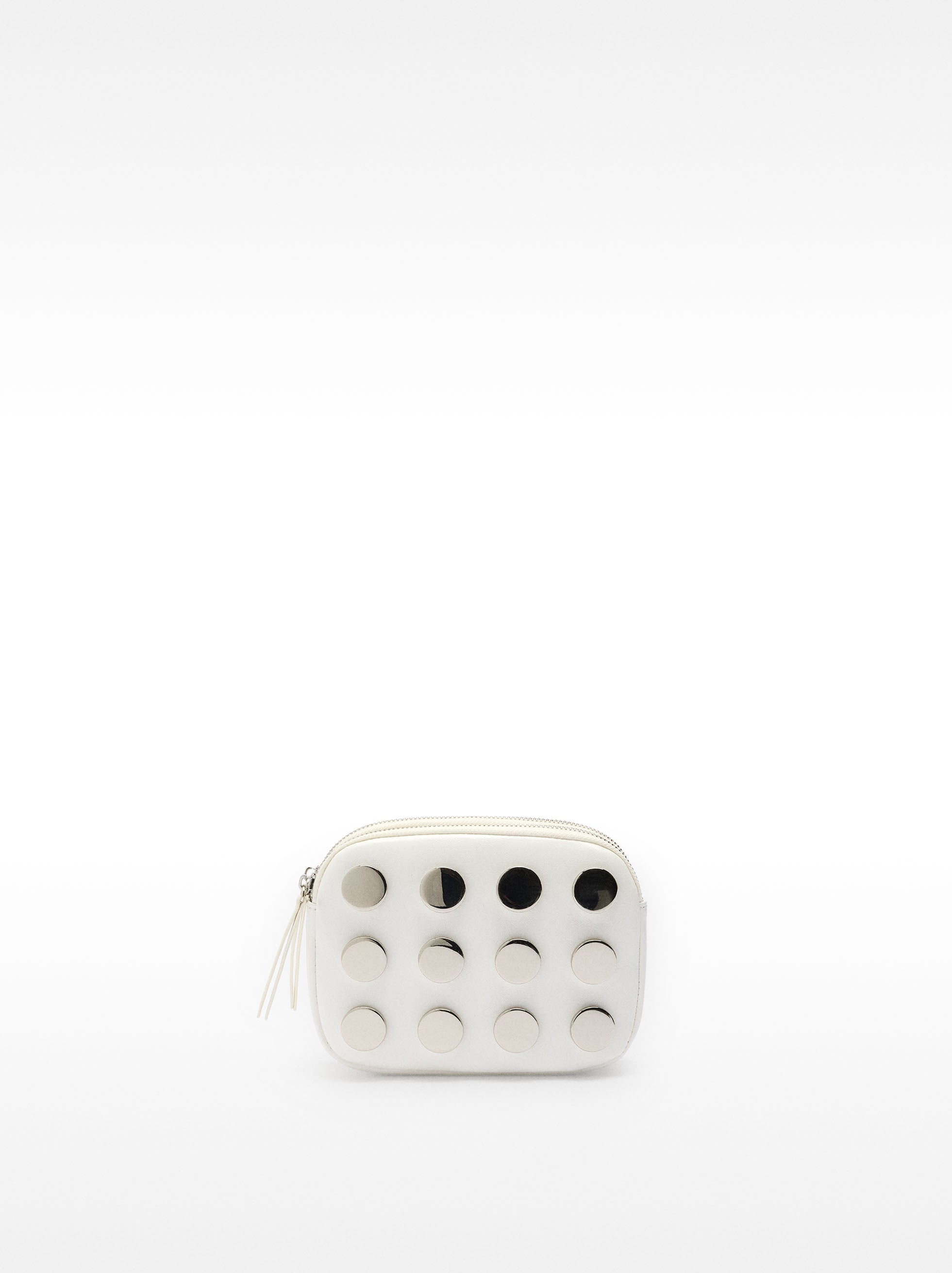 Bolso Bandolera Con Detalles Metálicos