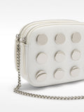 Bolso Bandolera Con Detalles Metálicos