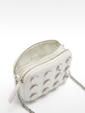 Bolso Bandolera Con Detalles Metálicos