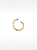 Piercing De Oreja Tipo Aro Con Cristales – Acero Inoxidable