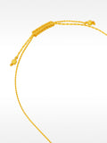 Collar Largo Jarrón De Flores De Abalorios