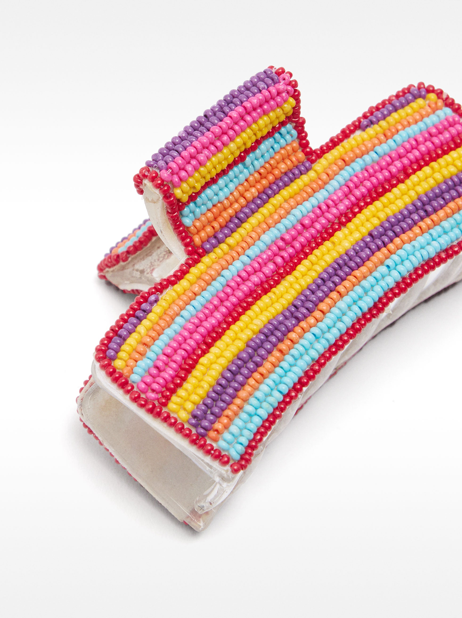 Pinza Para El Pelo Abalorios Multicolor