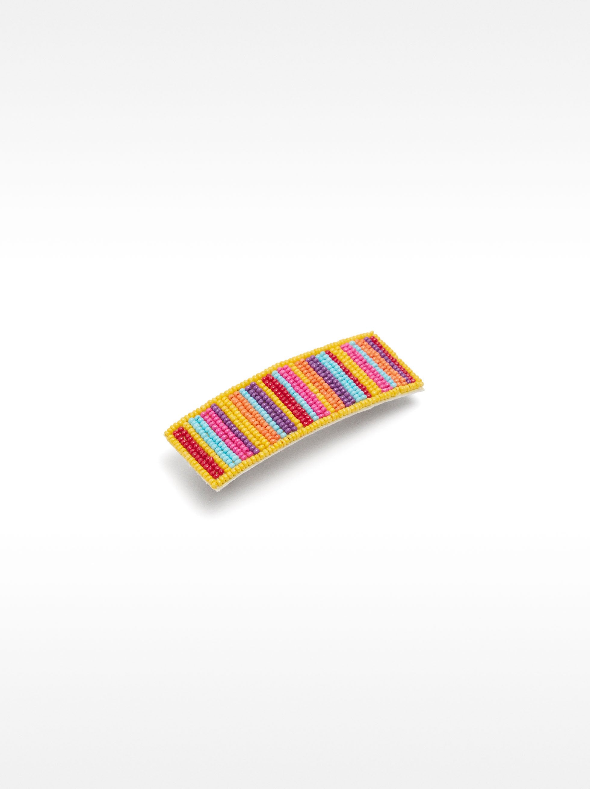 Pasador De Pelo Abalorios Multicolor