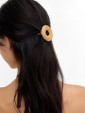Gancho Para El Cabello Con Efecto Rafia