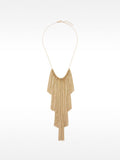 Collar Corto Con Cadenas Largas