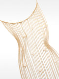 Collar Con Flecos Perlas De Agua Dulce
