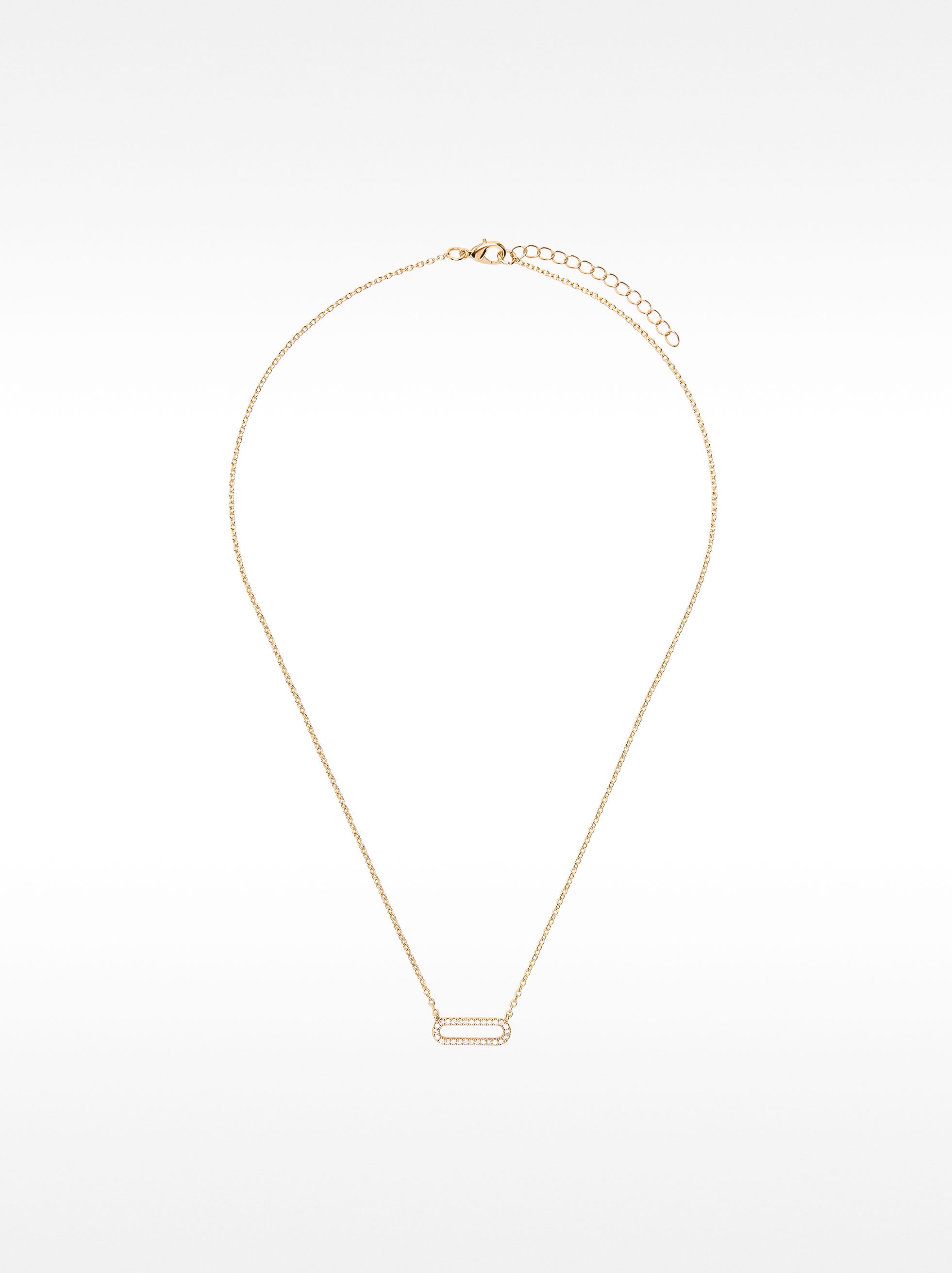 Collar Corto Con Circonitas