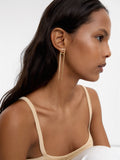 Pendientes Largos Entrelazados