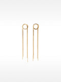Pendientes Largos Entrelazados