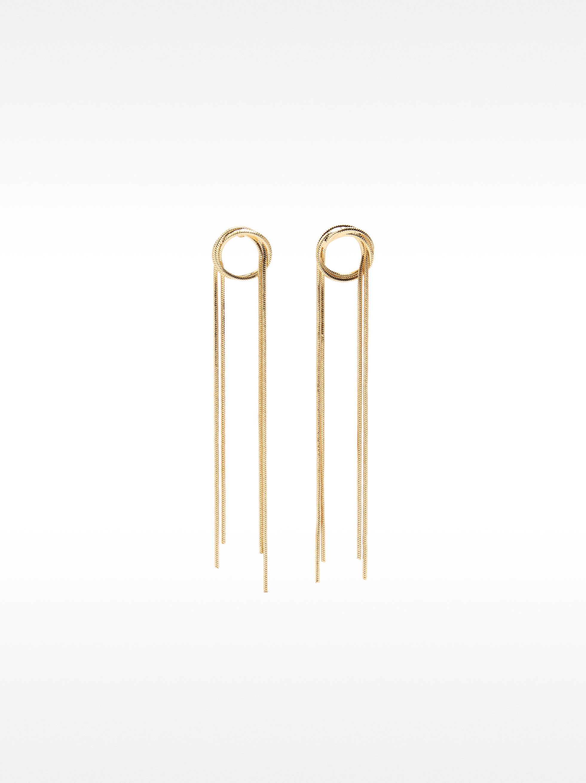 Pendientes Largos Entrelazados