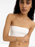 Pulsera Cruzada Bicolor - Acero Inoxidable