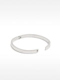 Pulsera Rígida Con Cristales - Acero Inoxidable
