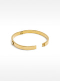 Pulsera Rígida Mano De Fátima - Acero Inoxidable
