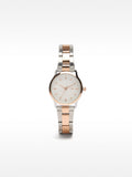 Reloj De Pulsera De Acero Inoxidable Bicolor