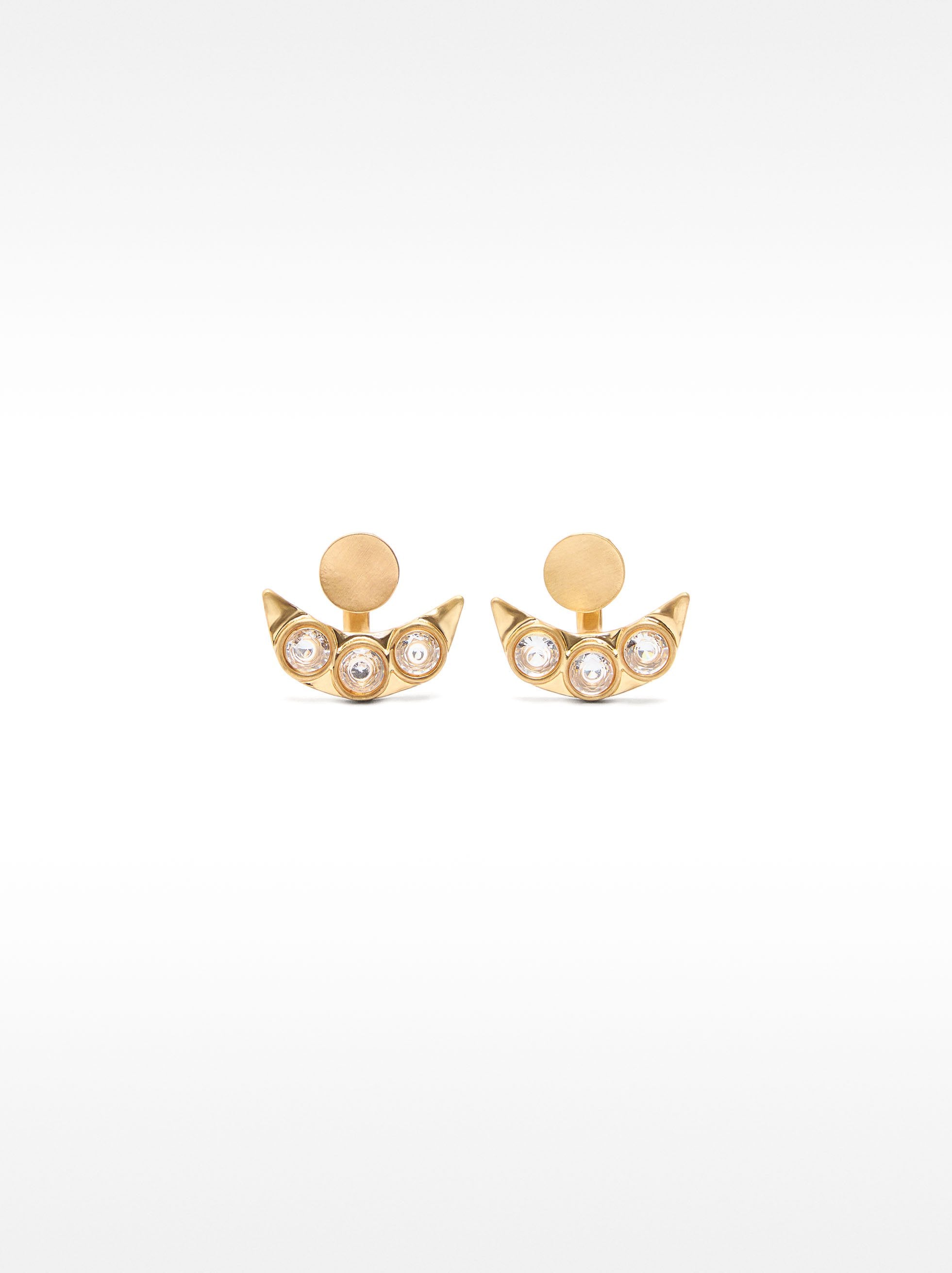 Pendientes Ear Jacket Con Circonitas