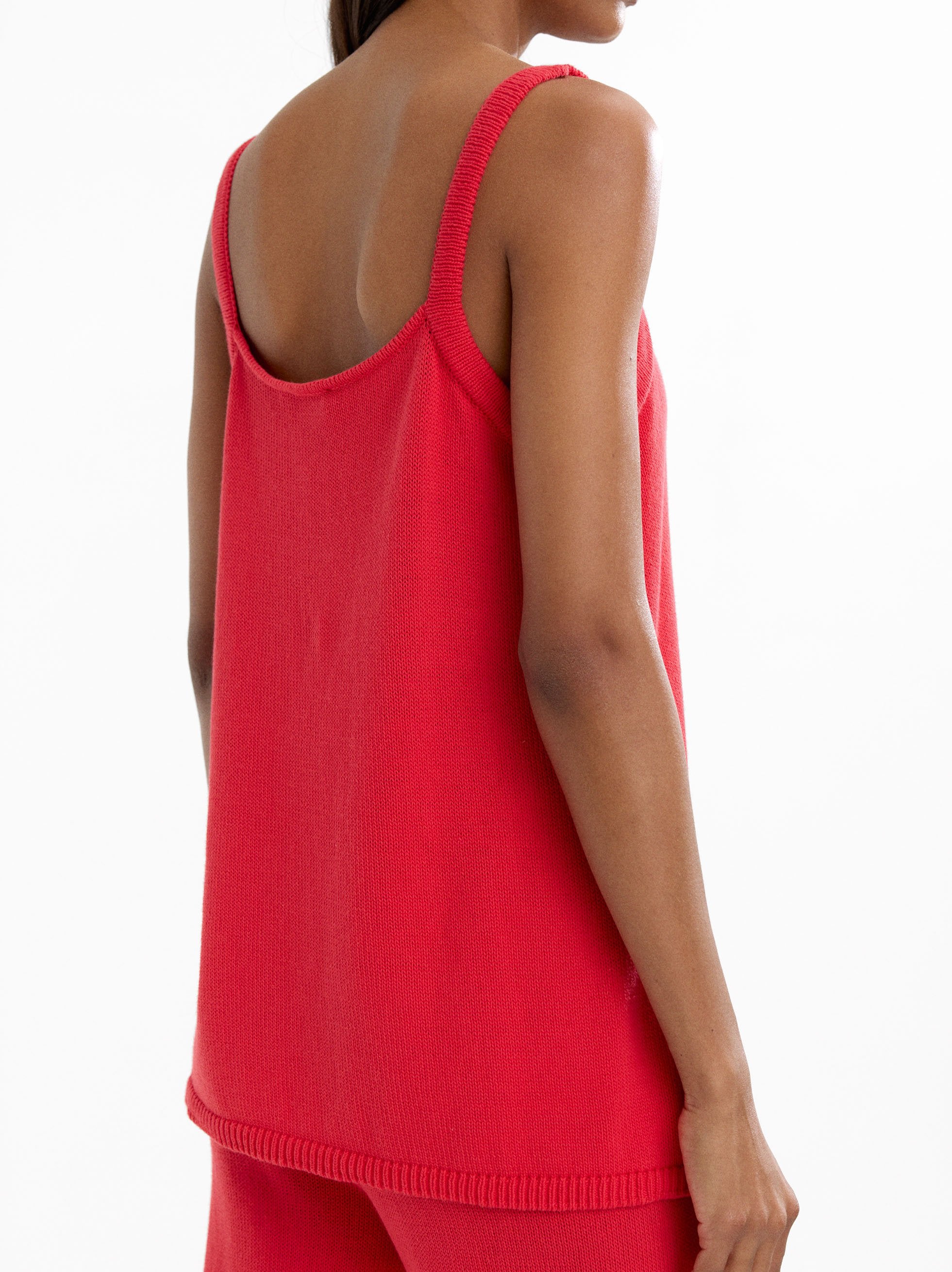 Top De Punto Con Tirantes 100% Algodón