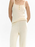 Pantalón De Punto 100% Algodón