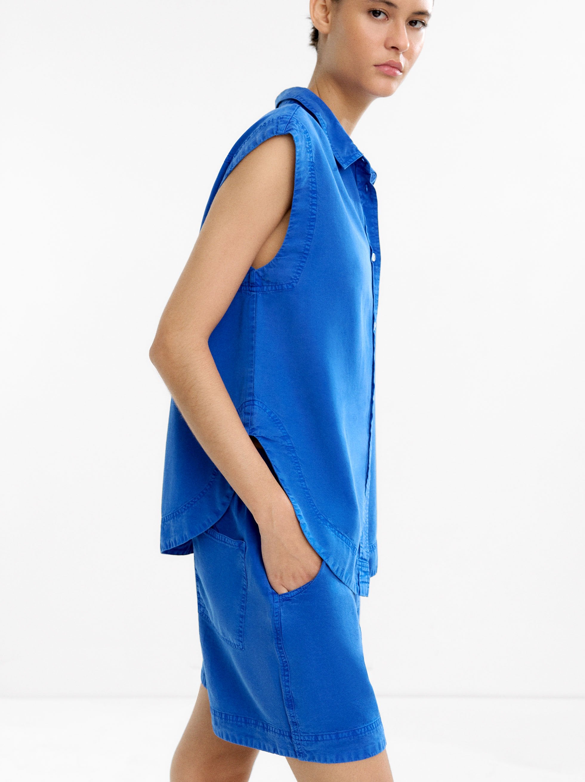 Pantalones Cortos 100% Lyocell