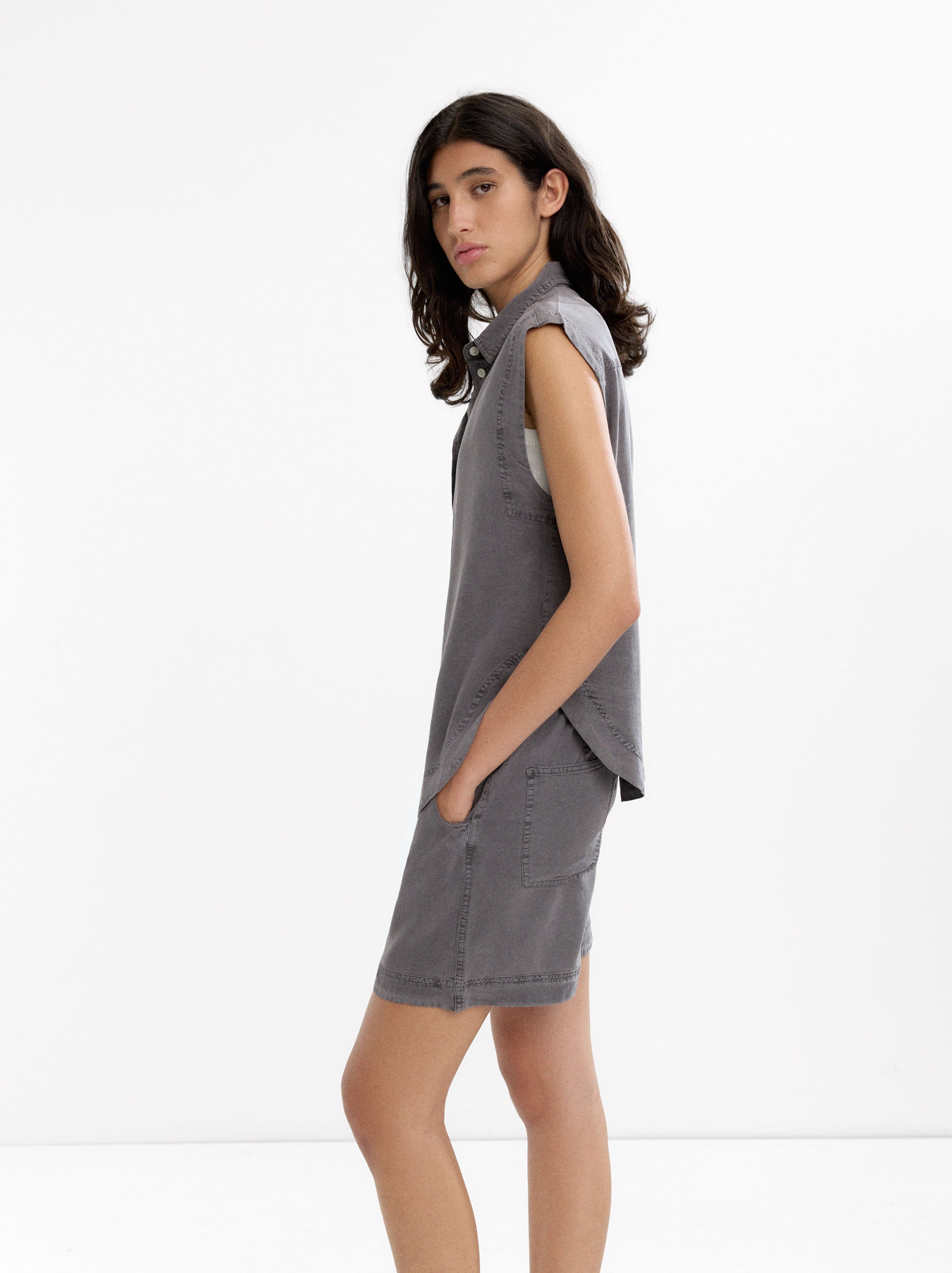 Pantalones Cortos 100% Lyocell