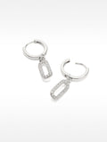 Aros Colgantes Con Circonitas