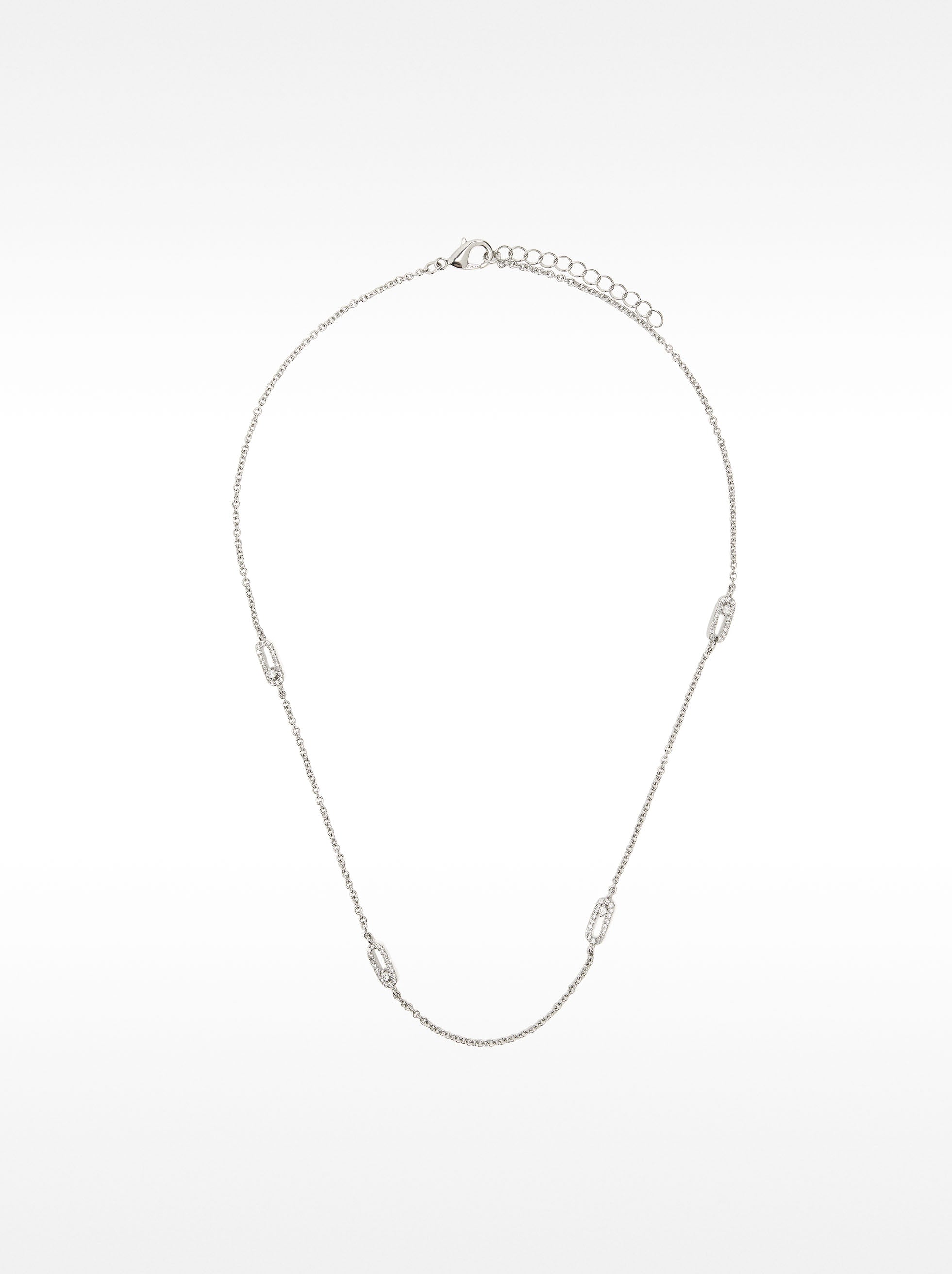 Collar Corto Con Circonitas