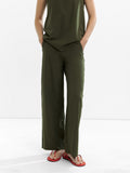 Pantalón Bolsillos Con Cremallera