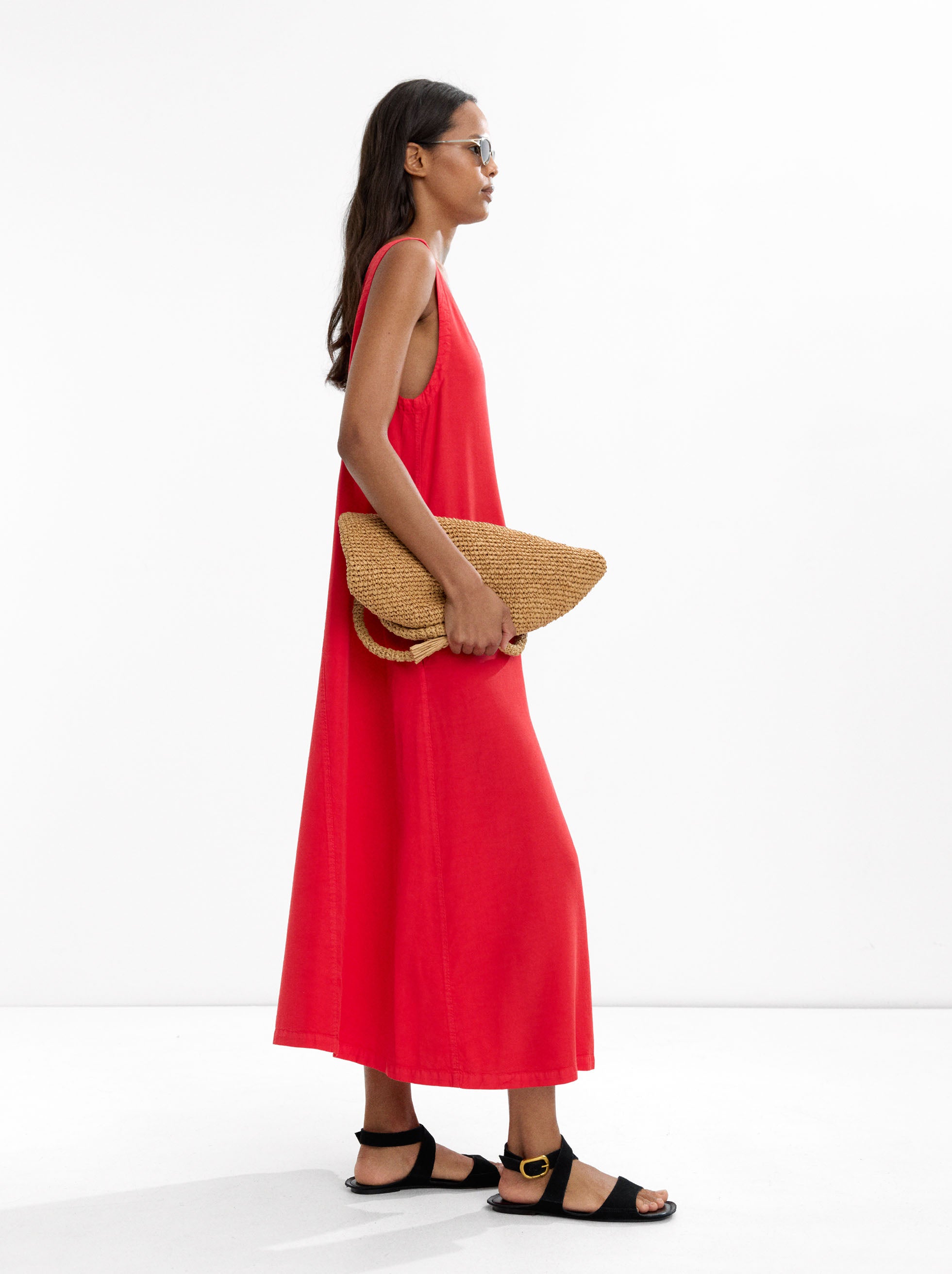 Vestido Largo 100% Lyocell