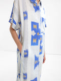 Vestido Camisero Estampado 100% Lyocell