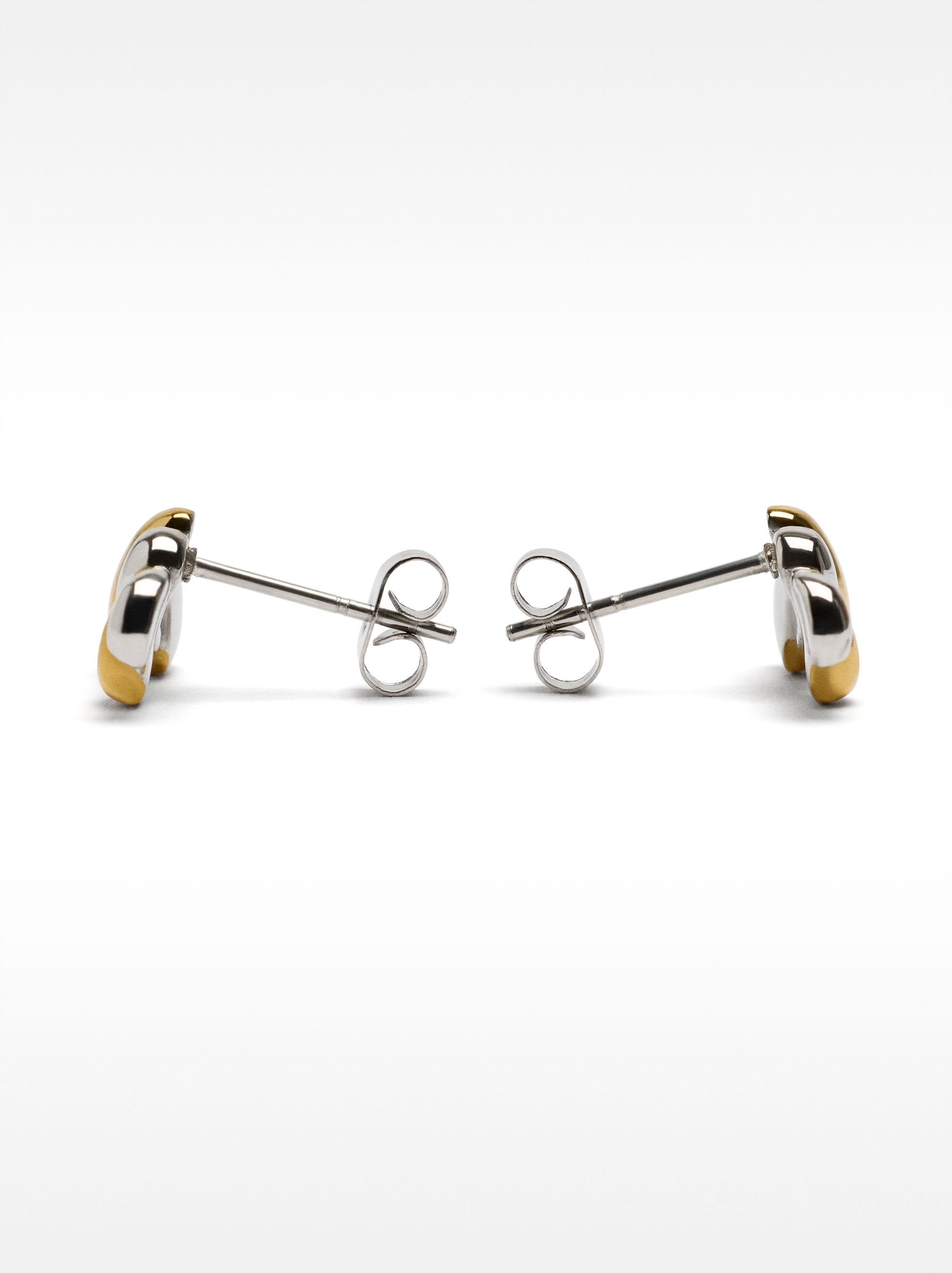 Pendientes Bicolor - Acero Inoxidable