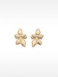 Pendientes Flor Con Textura