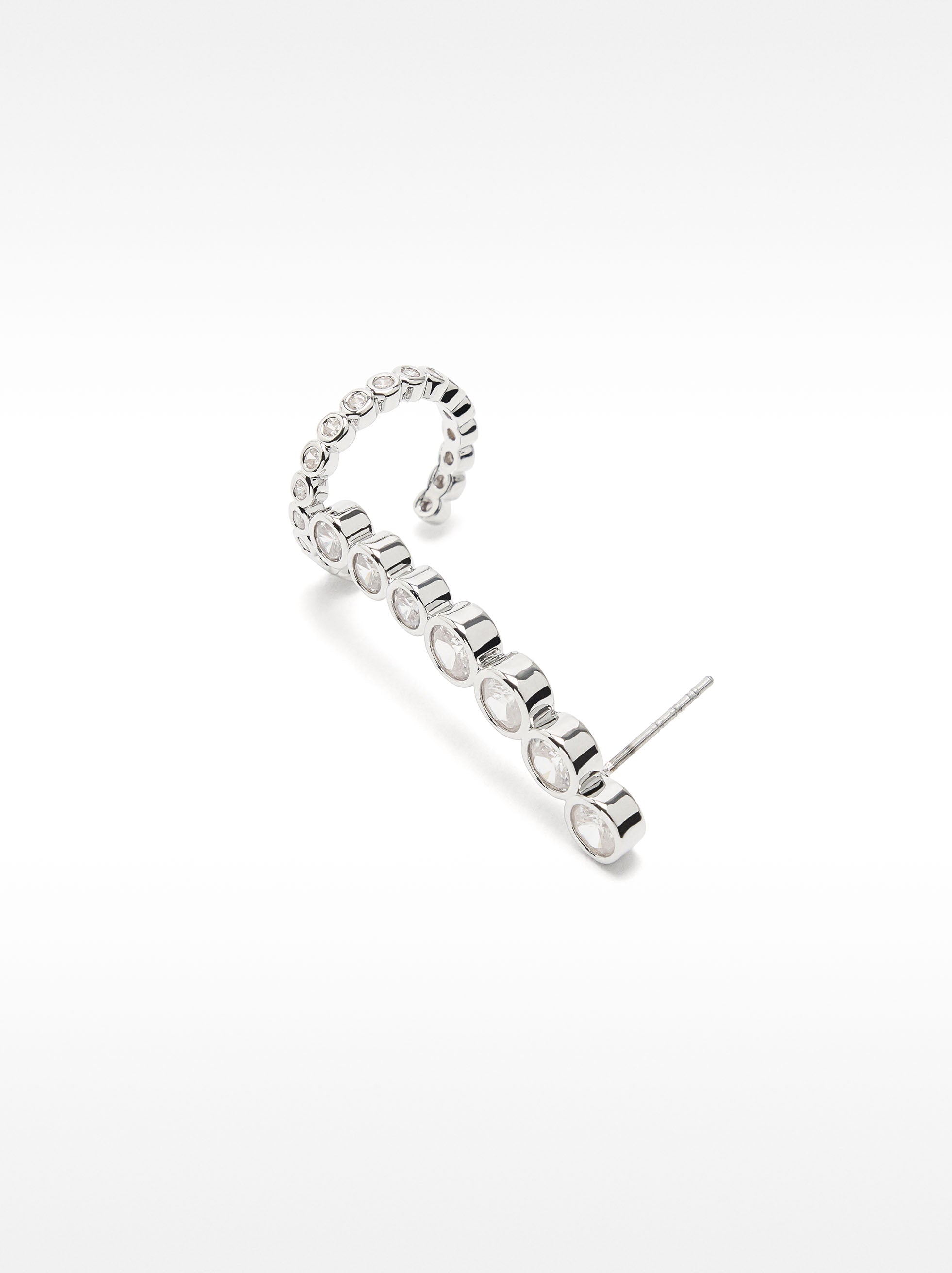 Pendientes Earjacket Con Circonitas