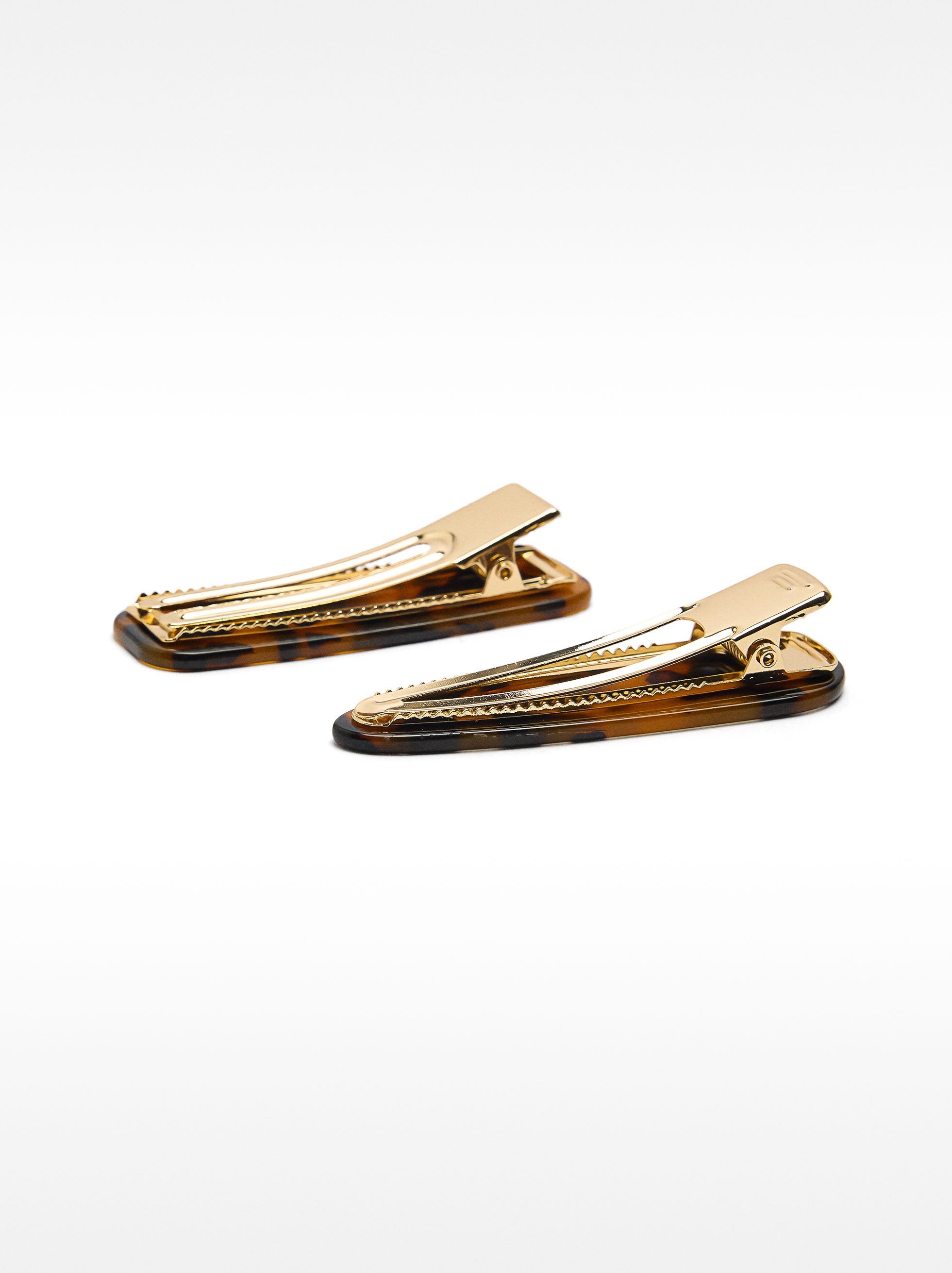 Set De Pinzas Para Pelo Efecto Tortoise