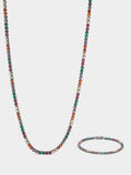 Set Collar Y Pulsera Con Circonitas