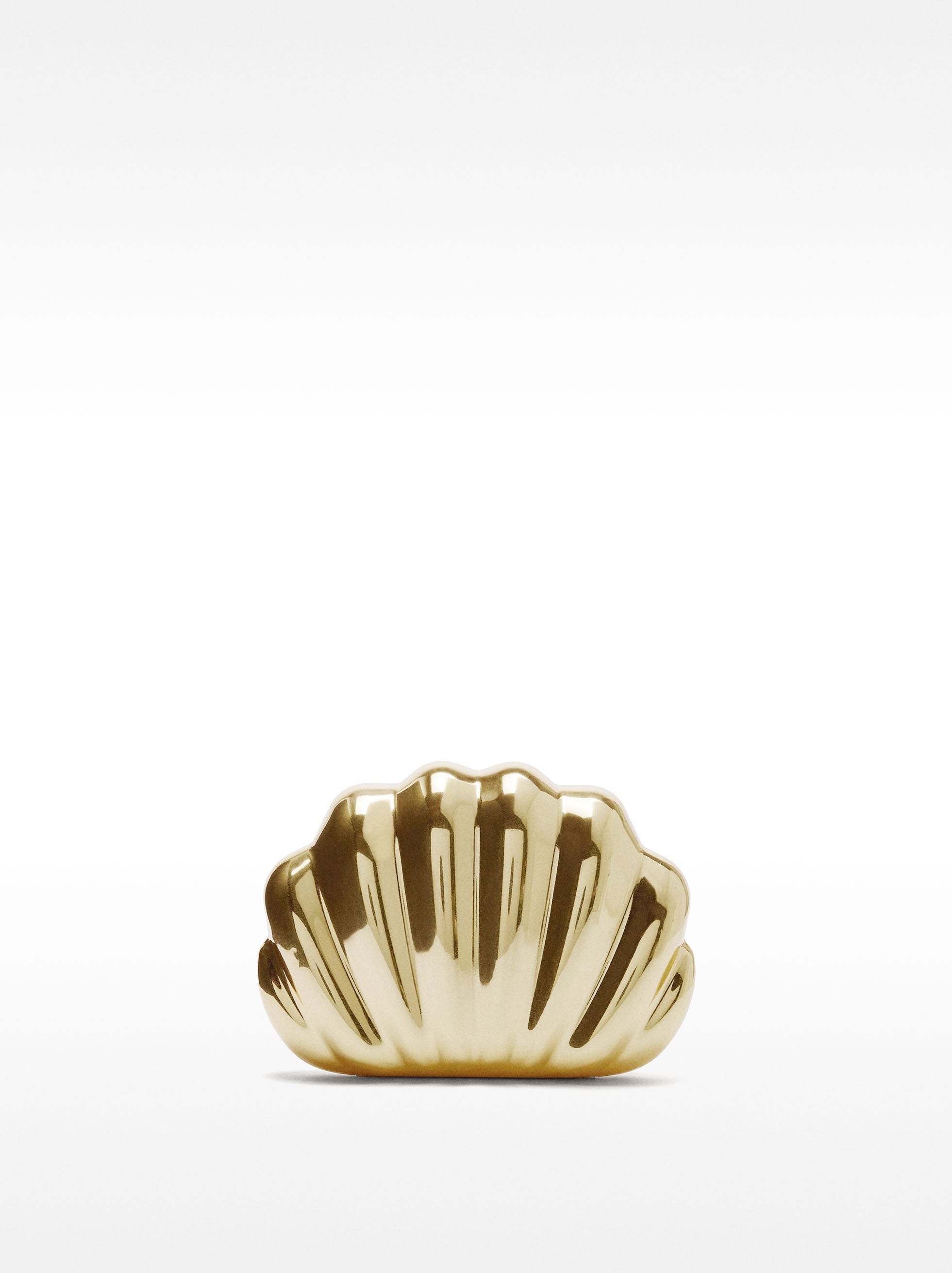 Clutch De Fiesta Metálico Ostra