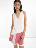 Top De Punto Con Cuello V
