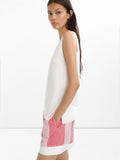 Top De Punto Con Cuello V
