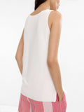 Top De Punto Con Cuello V