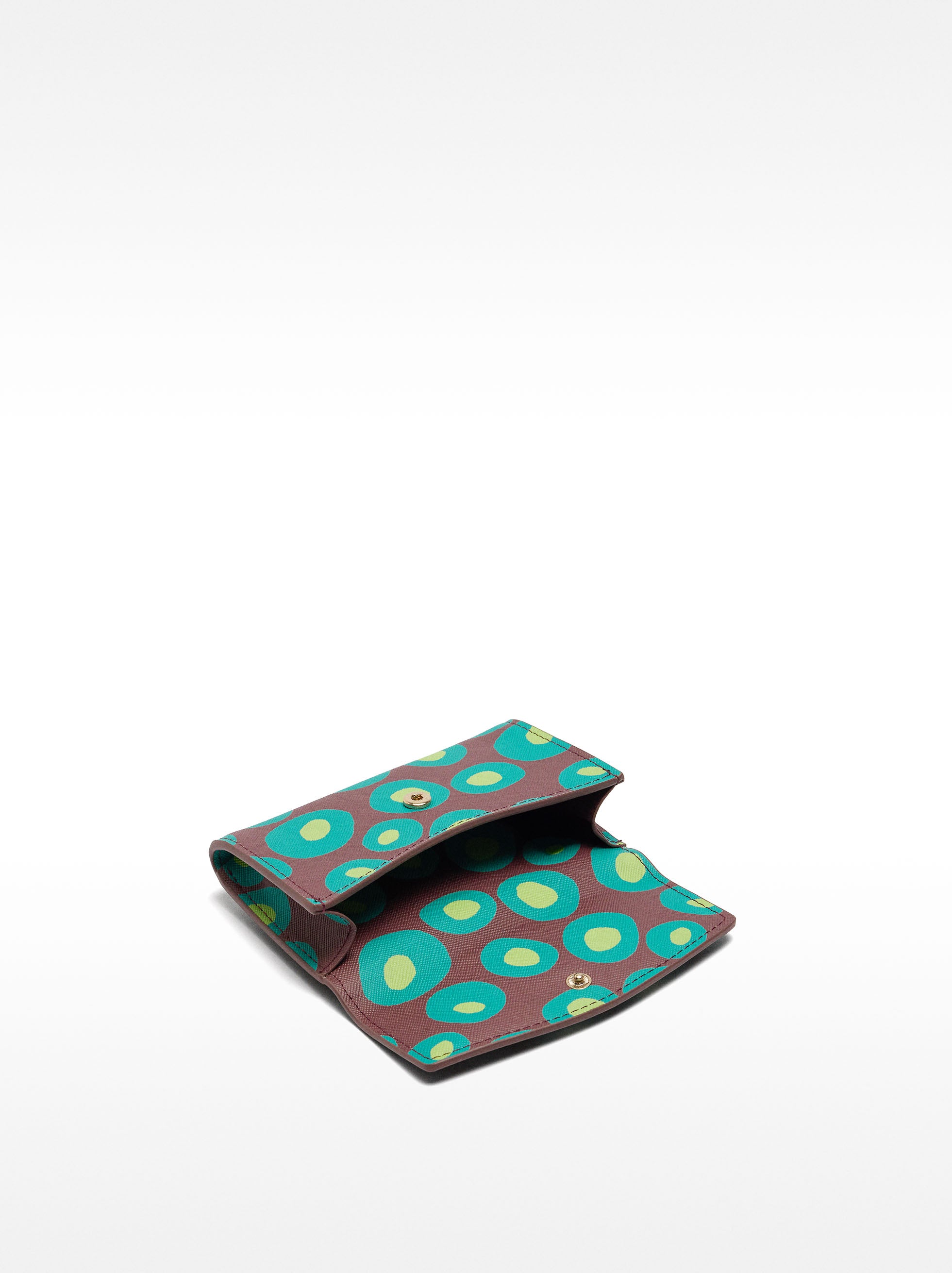 Tarjetero Estampado Con Textura