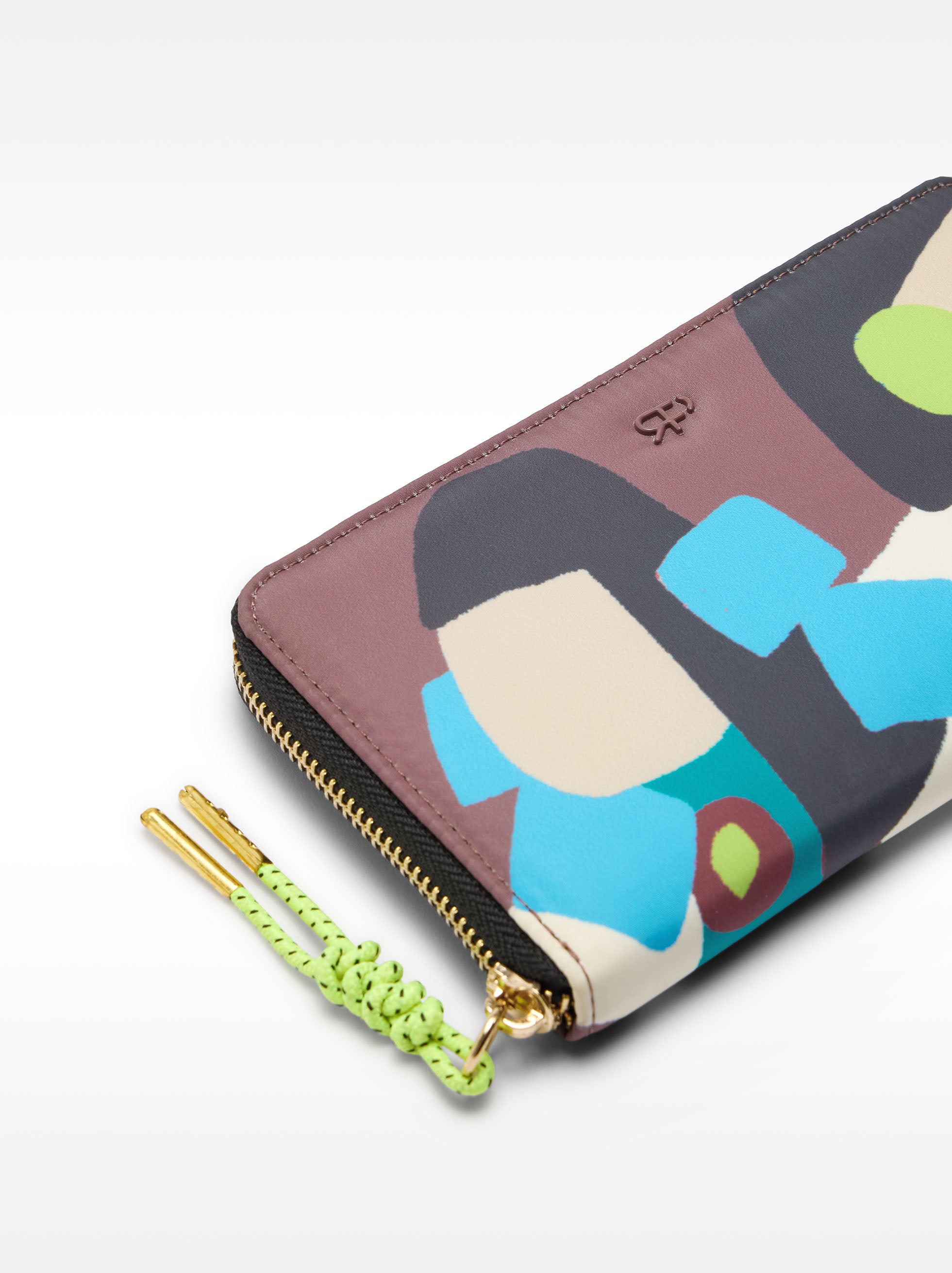 Cartera Estampada De Nylon