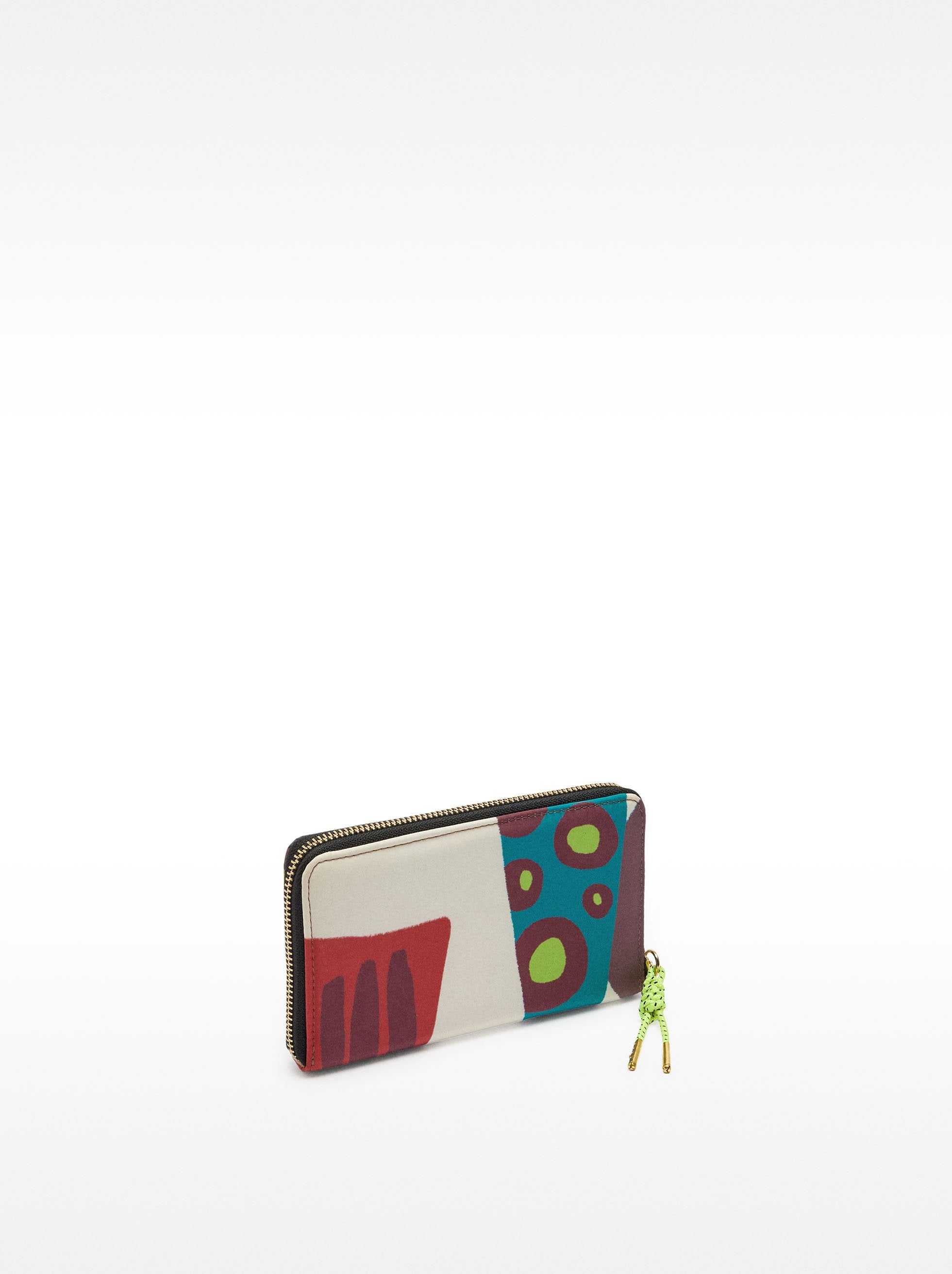 Cartera Estampada De Nylon