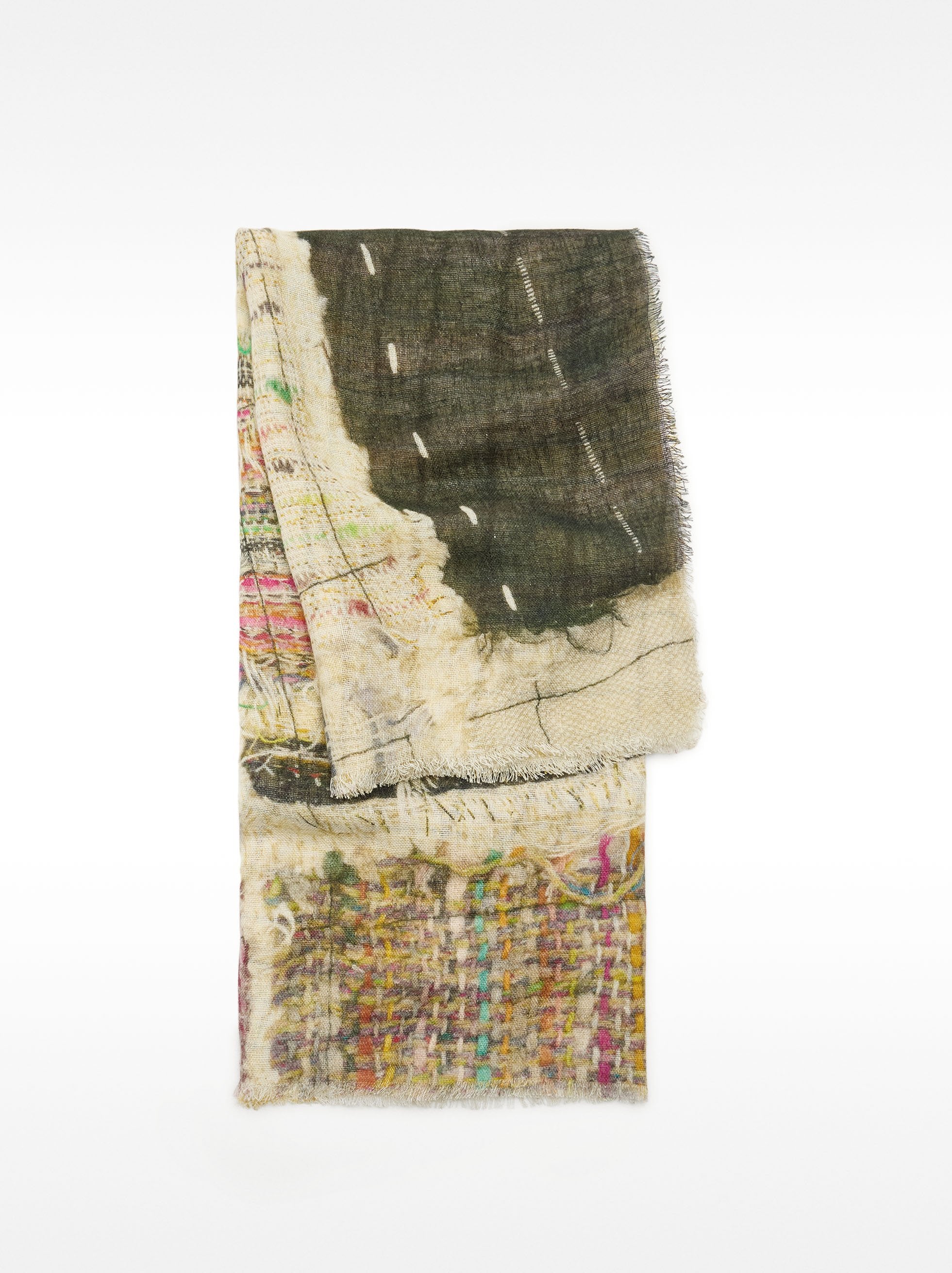 Pañuelo De Lino Estampada
