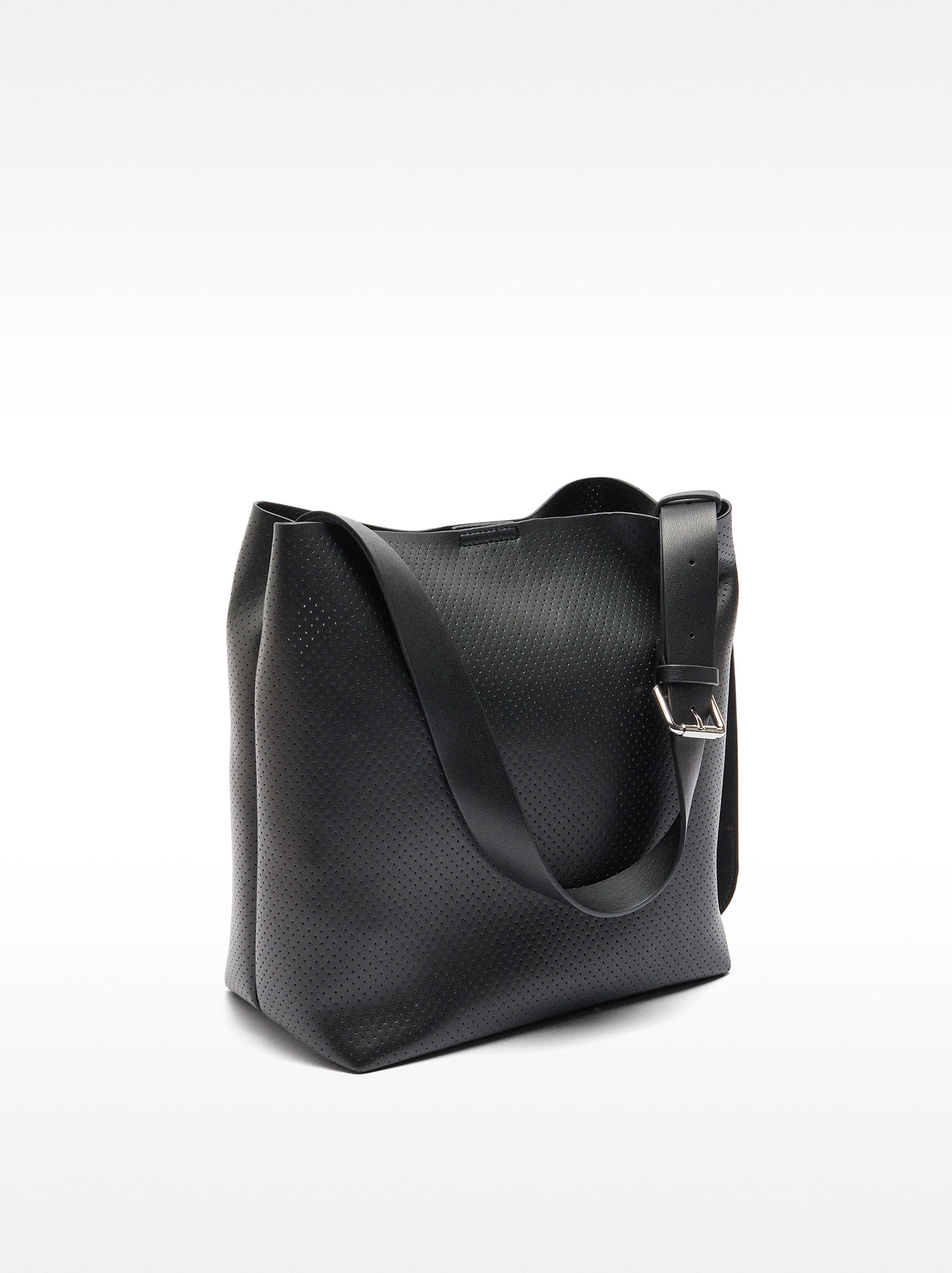 Bolso De Hombro Con Textura
