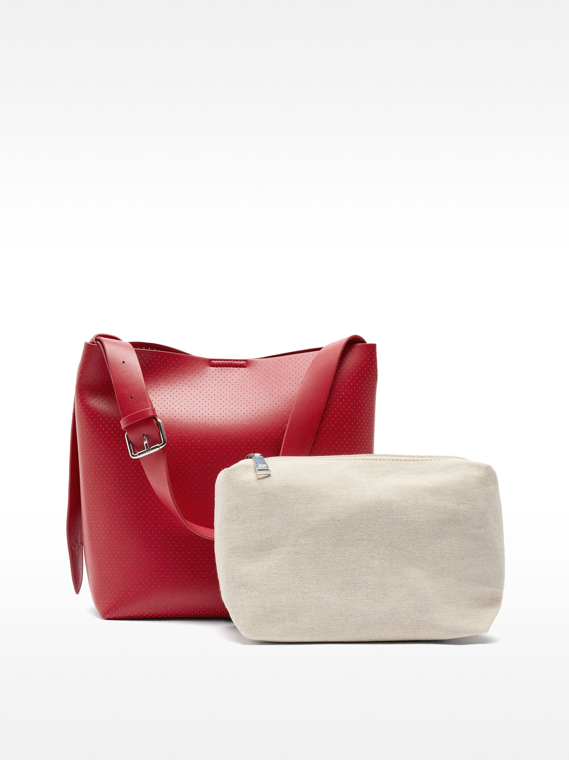 Bolso De Hombro Con Textura