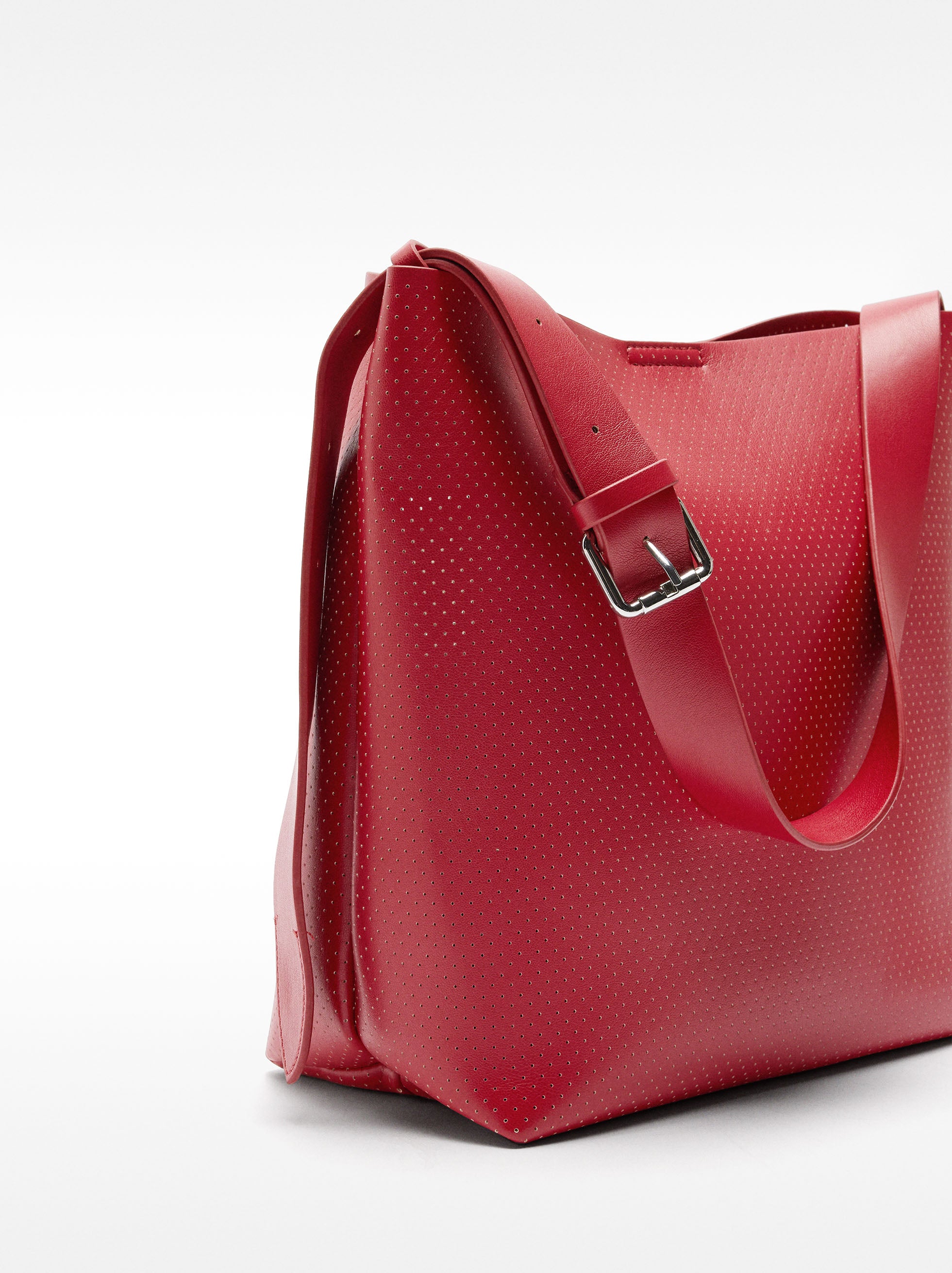 Bolso De Hombro Con Textura