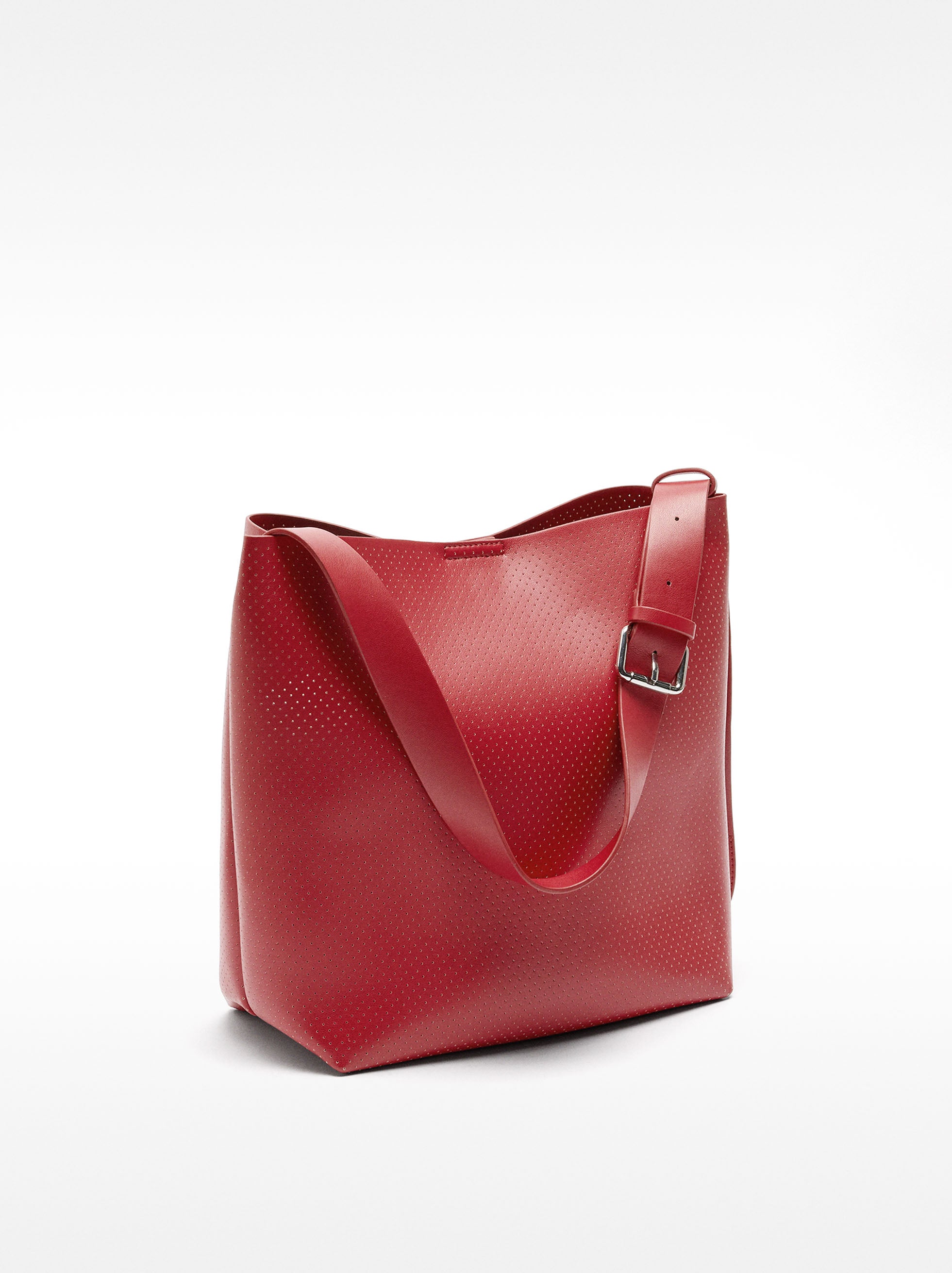 Bolso De Hombro Con Textura